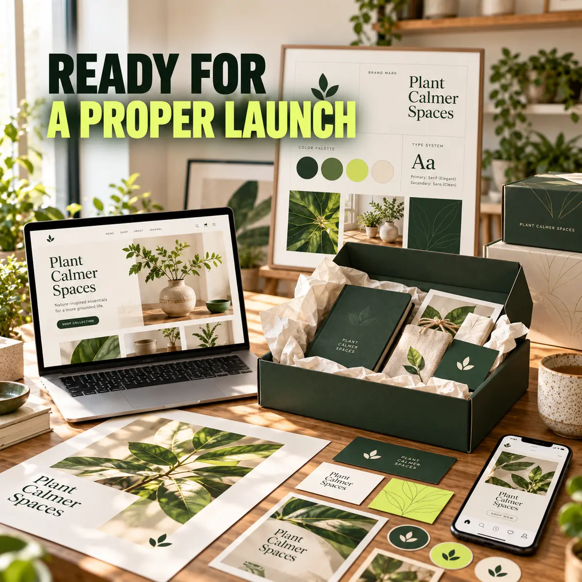 complete creative launch article artwork for Phillips Digital.
