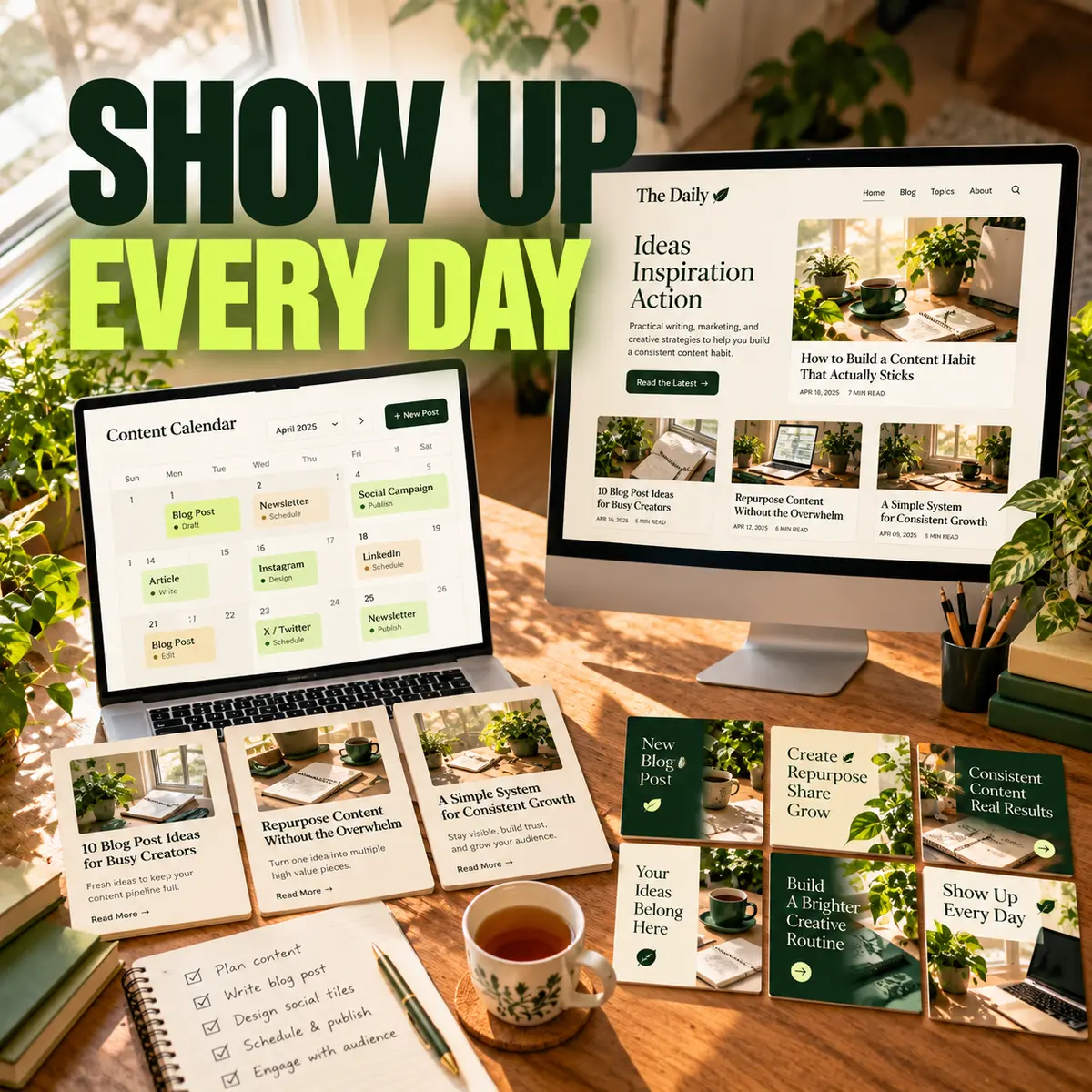 daily blog and social publishing article artwork for Phillips Digital.