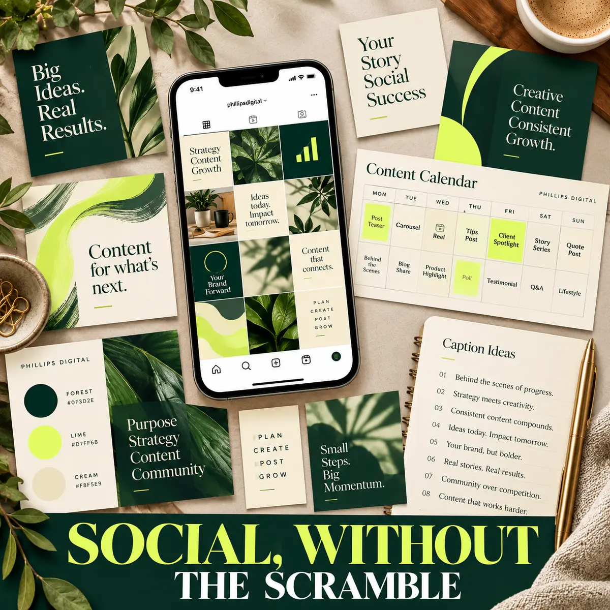 social content for small business article artwork for Phillips Digital.